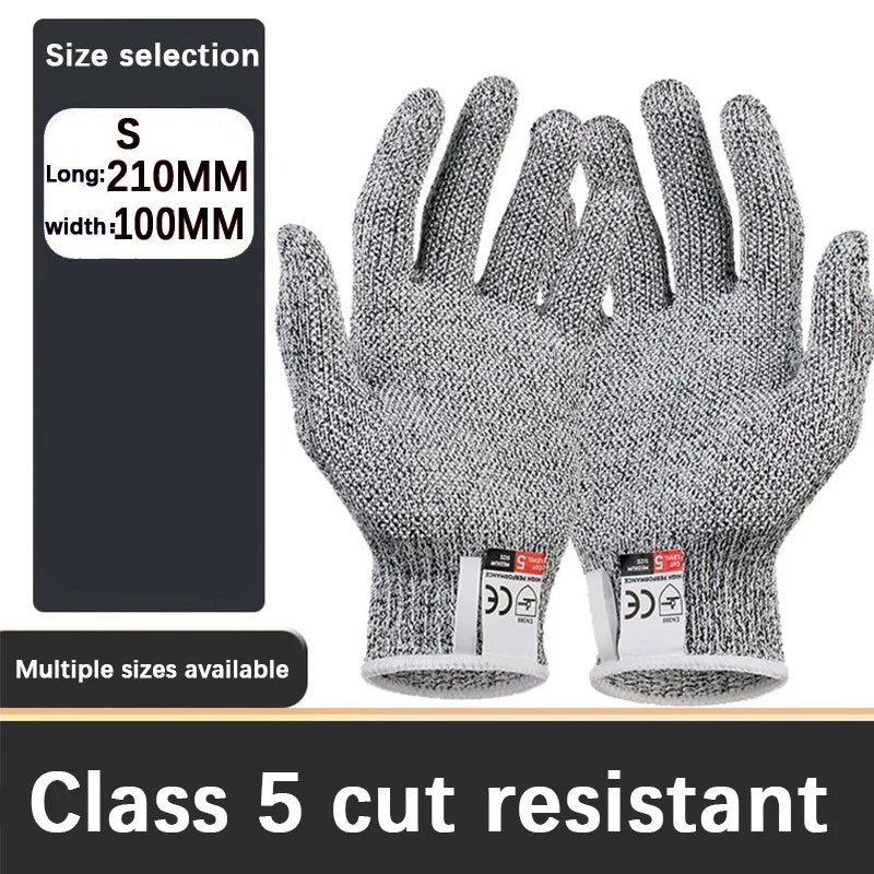 Security Protection Anti-Cut Gloves, Cut proof, stab resistant, stainless steel wire, metal mesh, butcher work