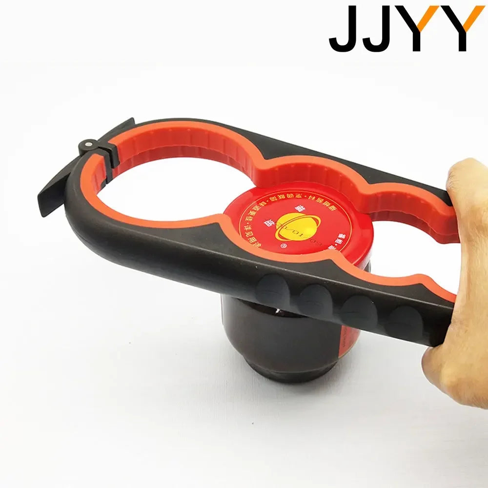 4-in-1 Multi-Function Can Opener – Bottle Cap Twister with Anti-Slip Handle for Cans & Beverages